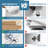 Arethia 23.6'' Single Bathroom Vanity with Ceramic Top