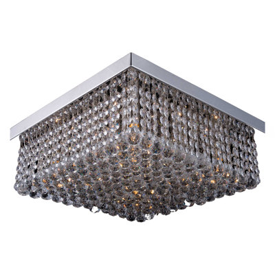 Danielle Crystal Semi Flush Mount