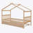 Annais Wooden House Bed with Trundle-958705452-958705448
