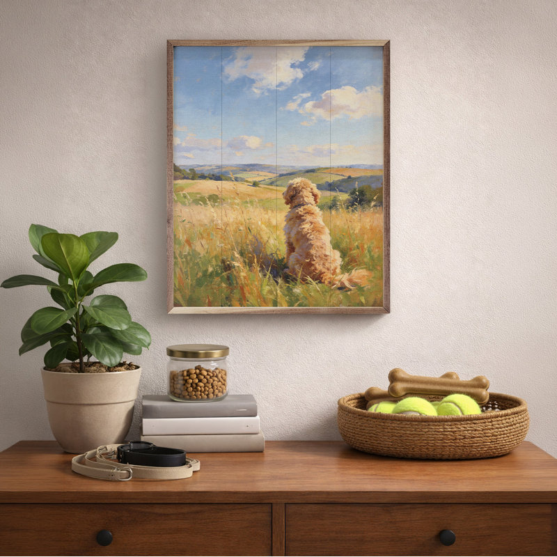 Sunny Day Goldendoodle, H 10 po x l 8 po