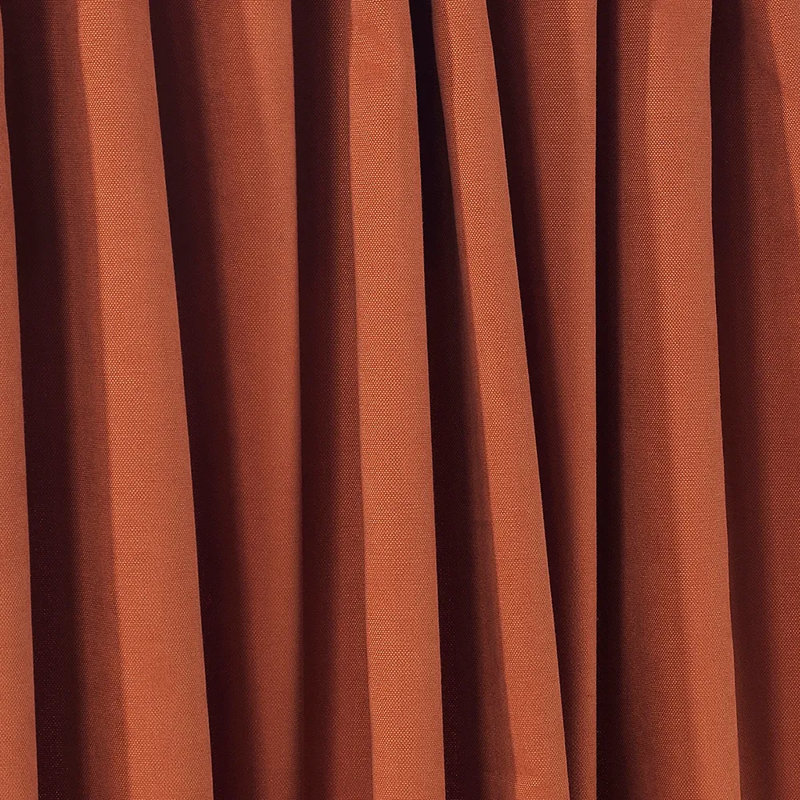 Extra wide x Extra Long Custom Made Decorative Single Panel, 100" W x 300" L, Burnt Orange