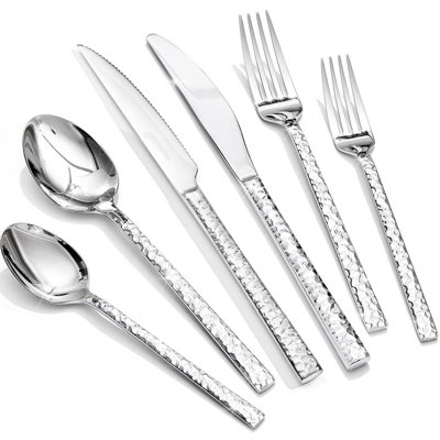 36-Piece 18/10 Stainless Steel Flatware Set For 6 With Steak Knives