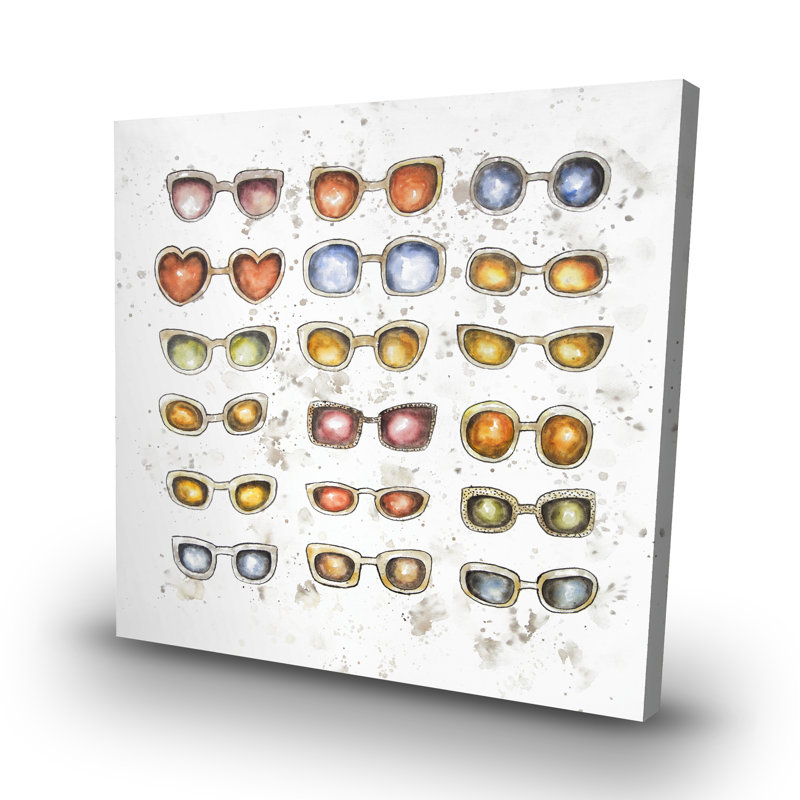 Women's sunglasses - 32"x32" art on canvas