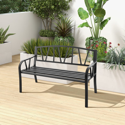 Katonia Steel Outdoor Bench
