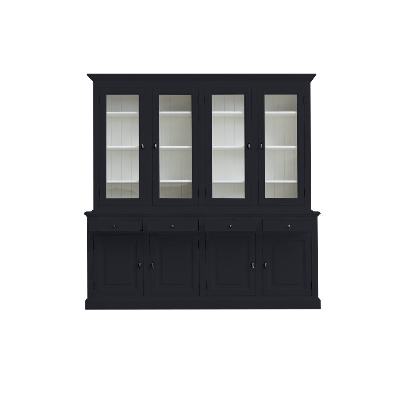 Topeka Display Cabinet, Anthracite/White