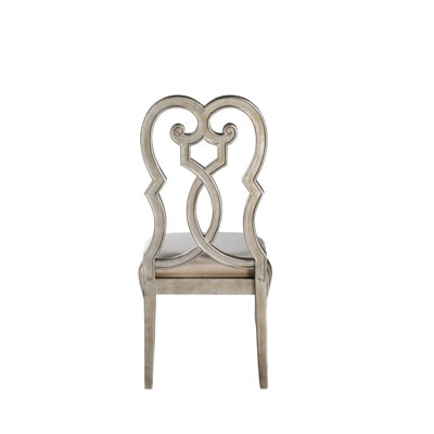 2 pièces Chaise d'appoint en champagne antique - Revêtement luxueux en velours, style rétro, rallonge de 16 po, paire de sièges rembourrés relaxants élégance, extension agréable