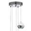 Laussat 5 - Light Chrome LED Cluster Pendant