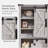 Manhattan Water-Resistant Over-the-Toilet Cabinet with Sliding Barn Door-1254818819