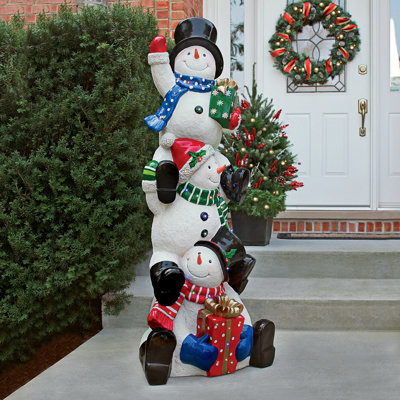 Statue bonhomme de neige illuminé SnowBro's