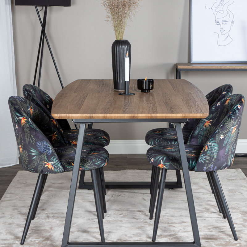 Rowley Butterfly Leaf Dining Set