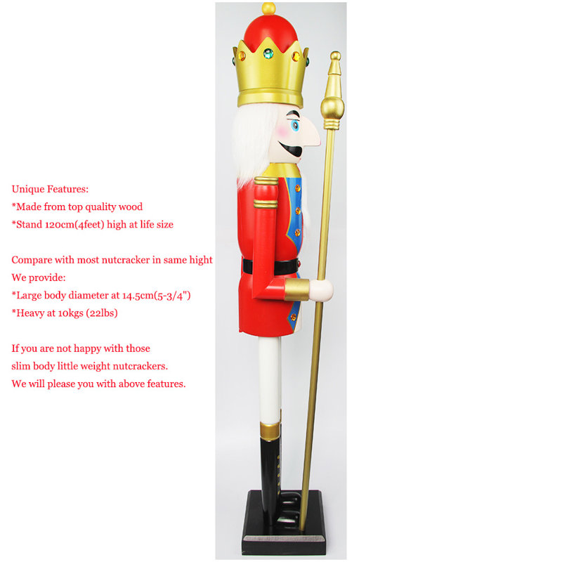 Casse-noisette en bois Chrstmas King K20