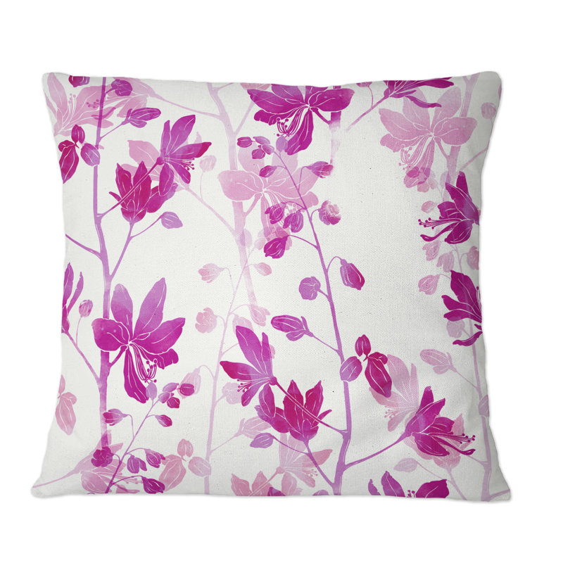Coussin Southern Southern Fuchia, 16 po x 16 po