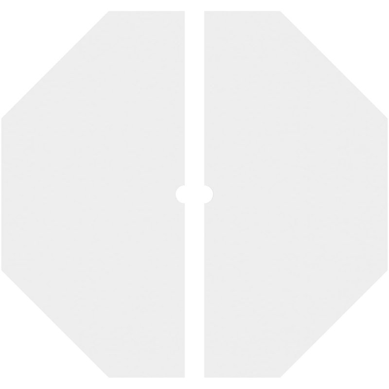 Médaillon de plafond contemporain en PVC Westin, H 1 po x l 40 po x P 40 po