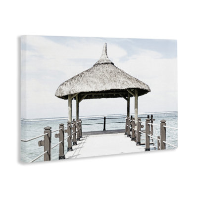 Toile Jetty At Noon Coast, design par Noah Bay