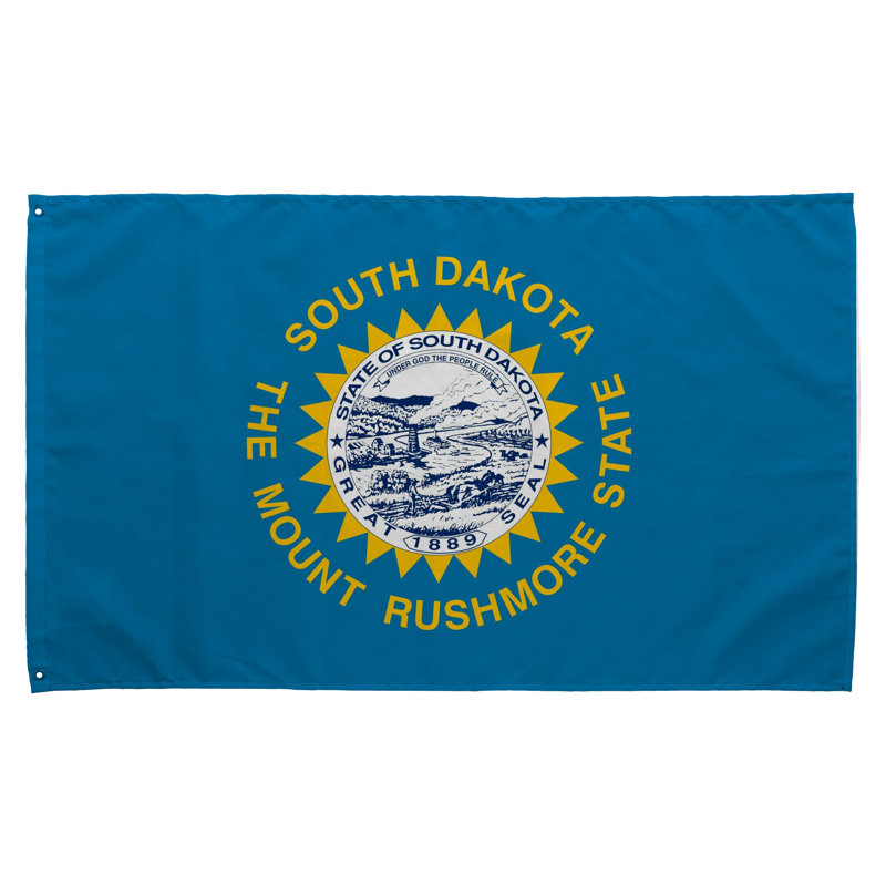 Drapeau de l'État du Dakota du Sud — Drapeau