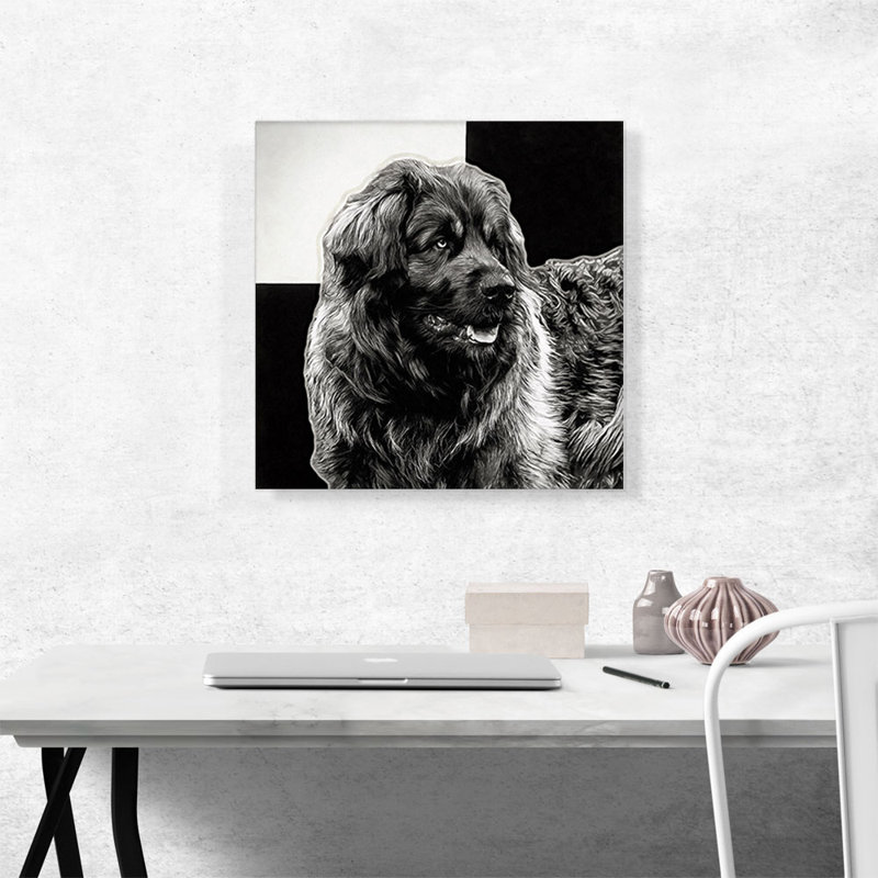 " Leonberger Dog Breed ", 18" H x 18" W x 0.75" D