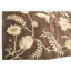 Wool Floral Area Rug in Brown/Ivory/Rust/Green