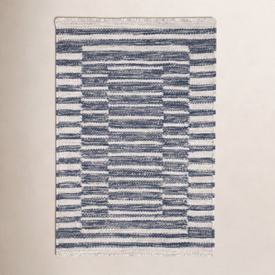 Heights Denim Handwoven Wool Rug