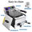 Electric Deep Countertop Fryer Stainless Steel with Timer and Drain