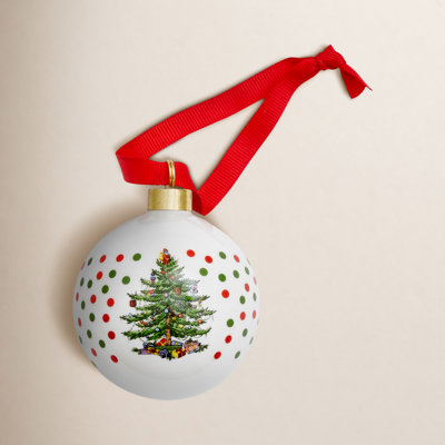 Christmas Tree POLKA DOT BAUBLE