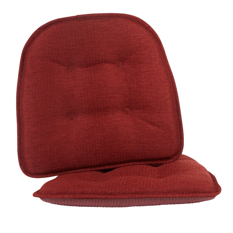 Coussin de siège antidérapant capitonné Azilal, Flamme