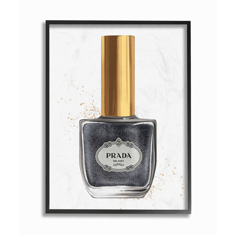 « maquillage black clouing-style doré soigné », impression, H 20 po x l 16 po x P 1,5 po, Giclée encadrée noir minuit