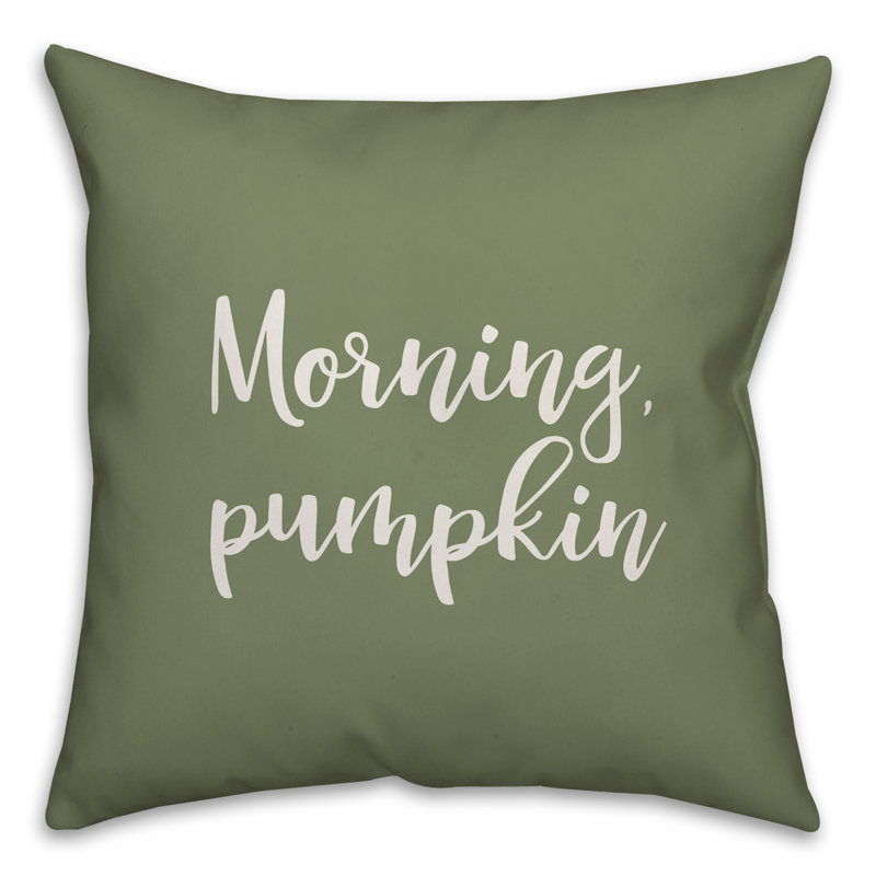 Reversible Throw Pillow, Green, Throw Pillow