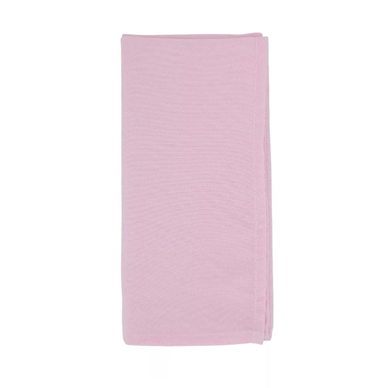 Polyester No Pattern Square Napkin, Pink
