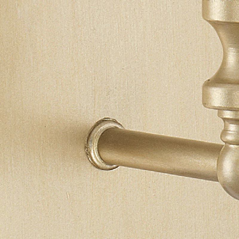 Éclairage pour salle de bain 3 lumières à intensité variable, Or doux