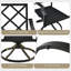 Chaise de patio avec coussin
