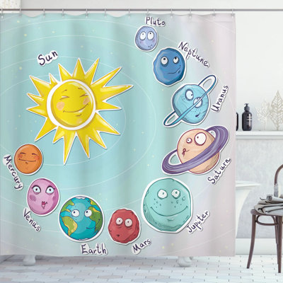 Shower Curtain with Hooks Included