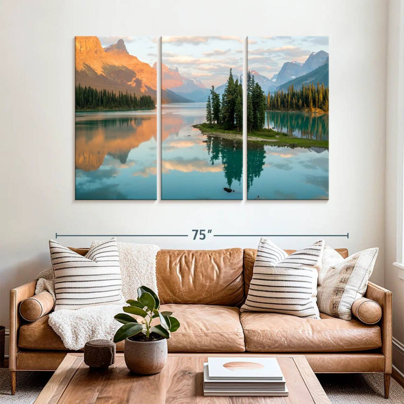 Alvord Maligne Lake Spirit Island, H 42 po x l 65 po