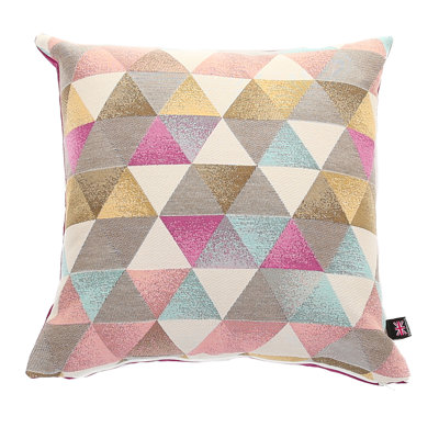 Amaryllis Geometric Square Cushion