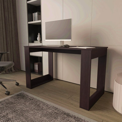 Wengue Writing Computer Desk With Ample Work Surface