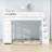 Hasseltine Kids Twin 4 Drawers Wood Loft Bed with Shelves-1999050278