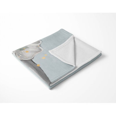 Elephant  Velveteen Fleece Blanket