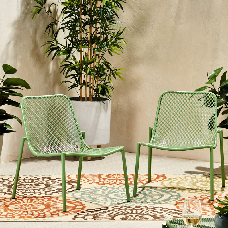 Outdoor Modern Stackable Chairs, Mesh, Strong Frame, 26"W X 22.12"D 26"H Chair For Outdoor, ,