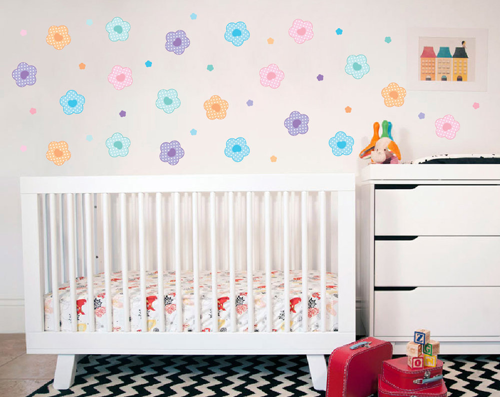 Flower Wall Decal Wall Decal Source 