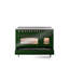 Cuisinière à induction 48 pouces avec 6 éléments à induction ILVE Nostalgie II Series (porte en verre)-805947496