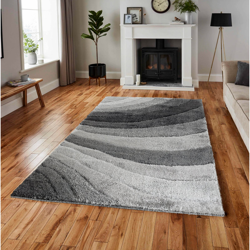 Afag Abstract Shag Area Rug, Rectangle 200 x 290cm