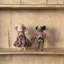 Ornement figurine suspendu souris hiver gal mouse