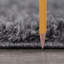 Tapis à poil long gris-77509473