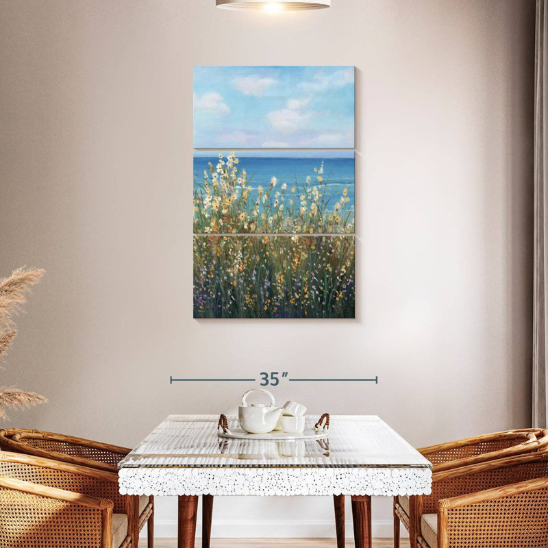 Alvord Flowers At The Coast I, 45" H x 28" W