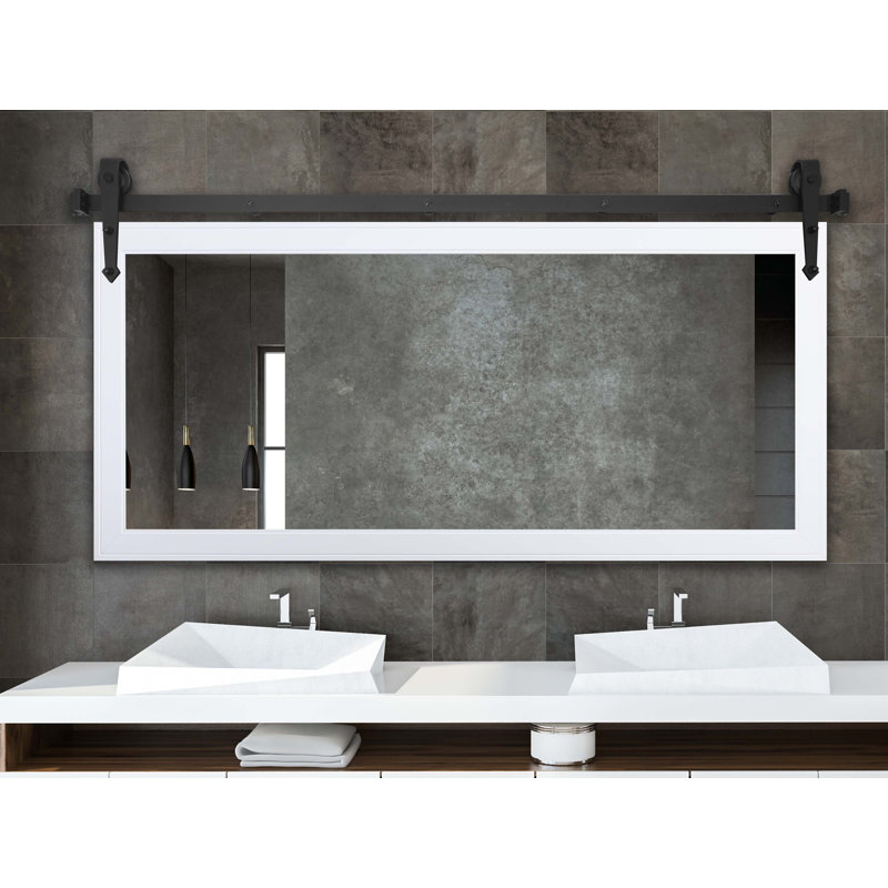 Miroir de salle de bain N Peace Rayne, Blanc, 30,5 po x 49,5 po