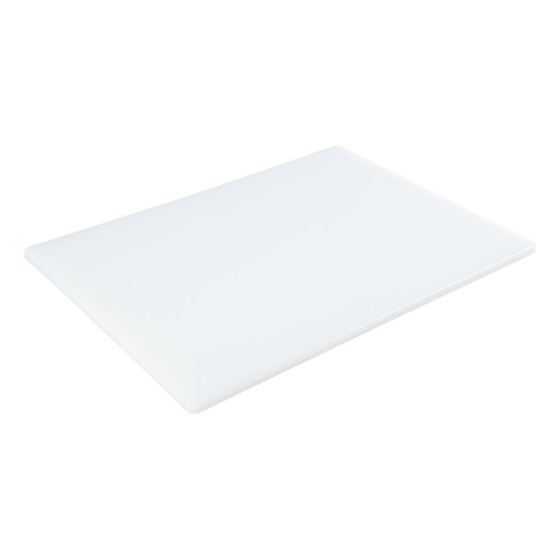 Planche à découper 20 x 15 pouces, 1 planche à découper à code de couleur - sans égratignure, lavable à la vaisselle, tapis de coupe en plastique blanc, antidérapant, pour produits laitiers