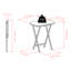 Table de plateau télé avec support Lion Bridge