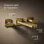Parallel Wall-Mount Bathroom Sink Faucet Trim-1469664338