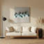 Minimalisme 88, art mural gris en métal-1419109130