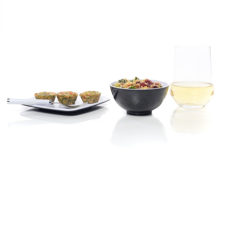 Henckels Cafe Roma 4-Pc Double-Wall Glassware Stemless White Wine