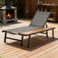 CHAISE WATERLOO CHAISE AVEC TABLE LATÉRALE EN BOIS FIXE